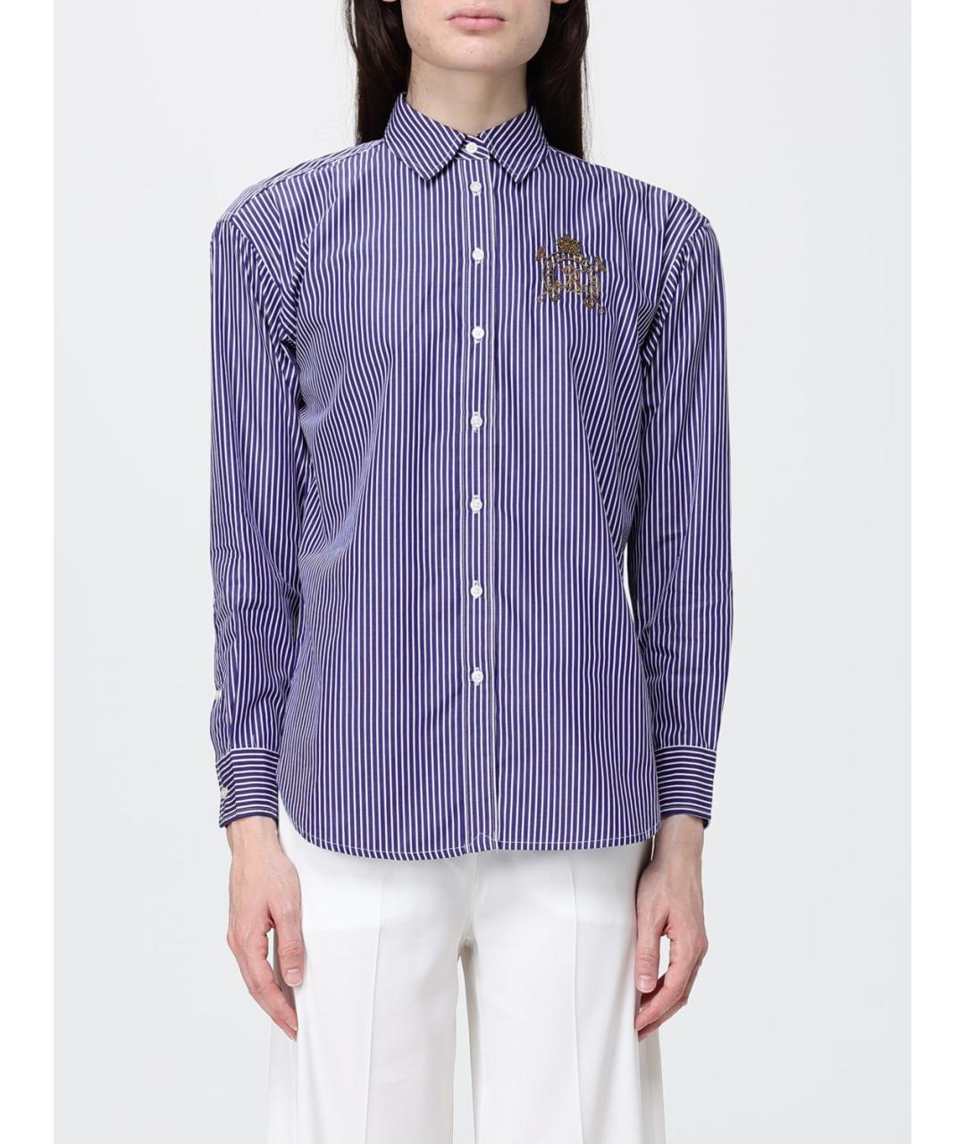 RALPH LAUREN Синяя рубашка, фото 4