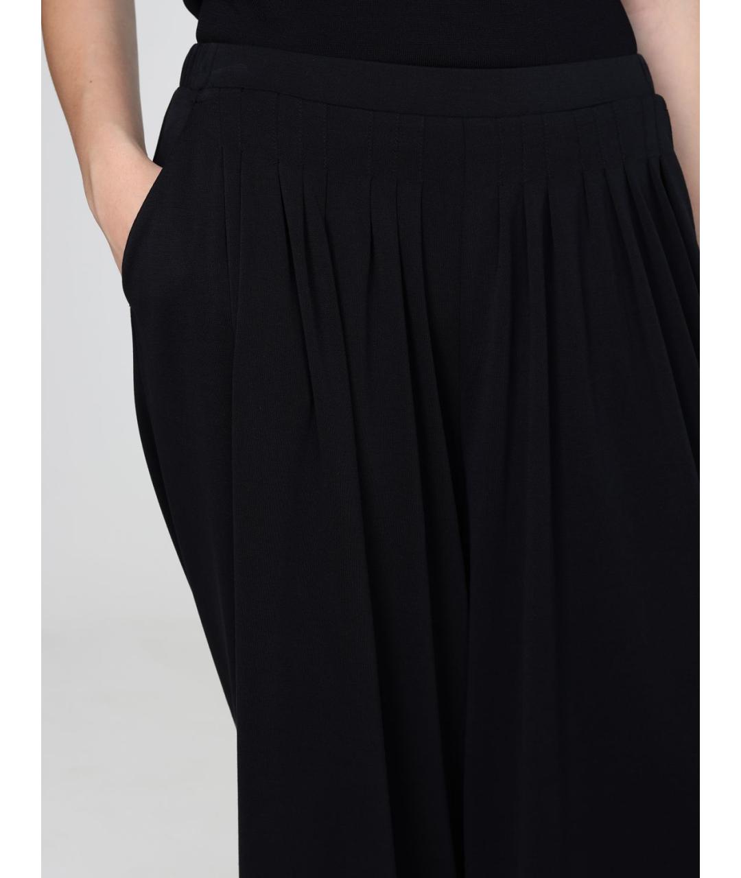 MAX MARA Черные прямые брюки, фото 5