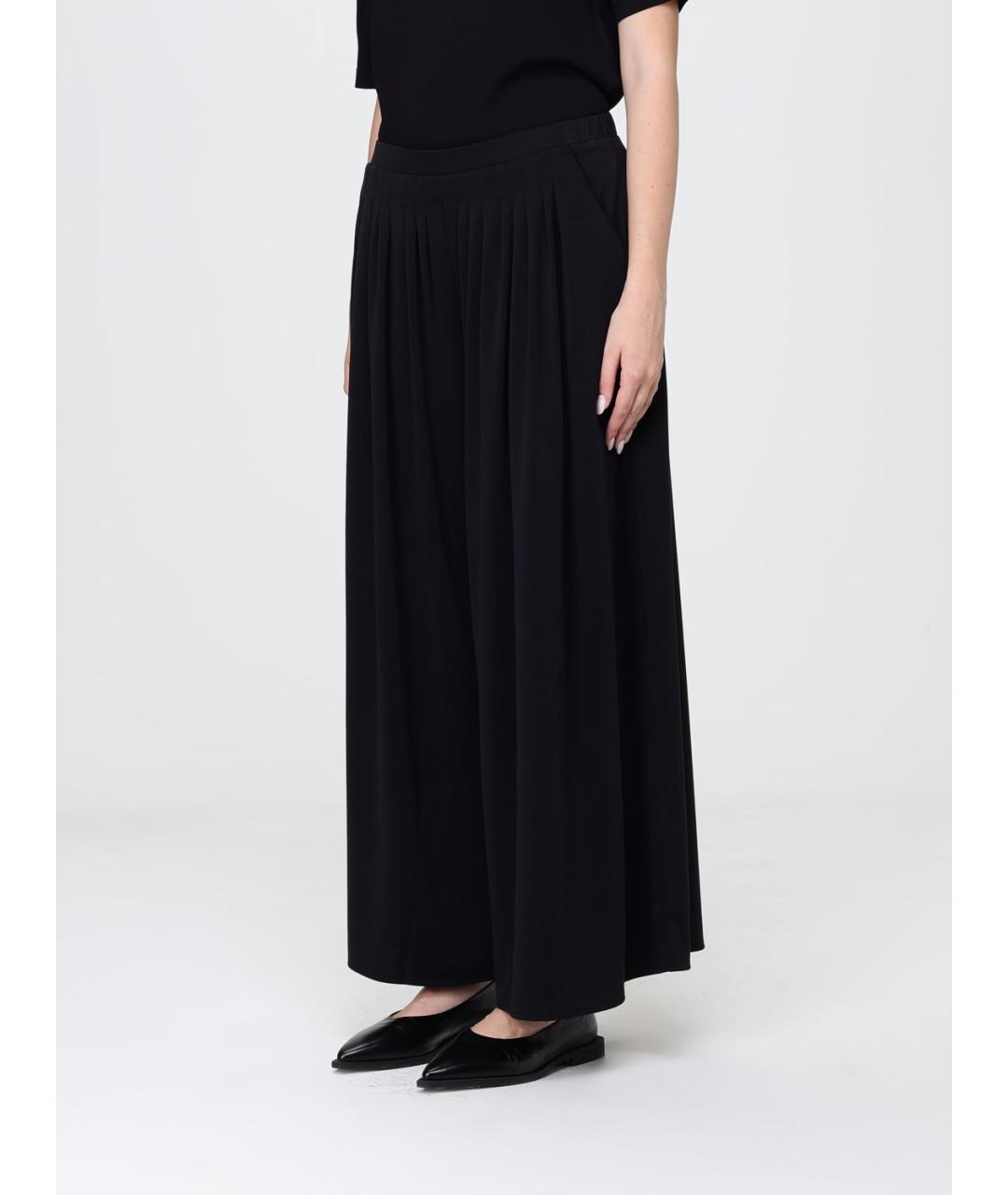 MAX MARA Черные прямые брюки, фото 4