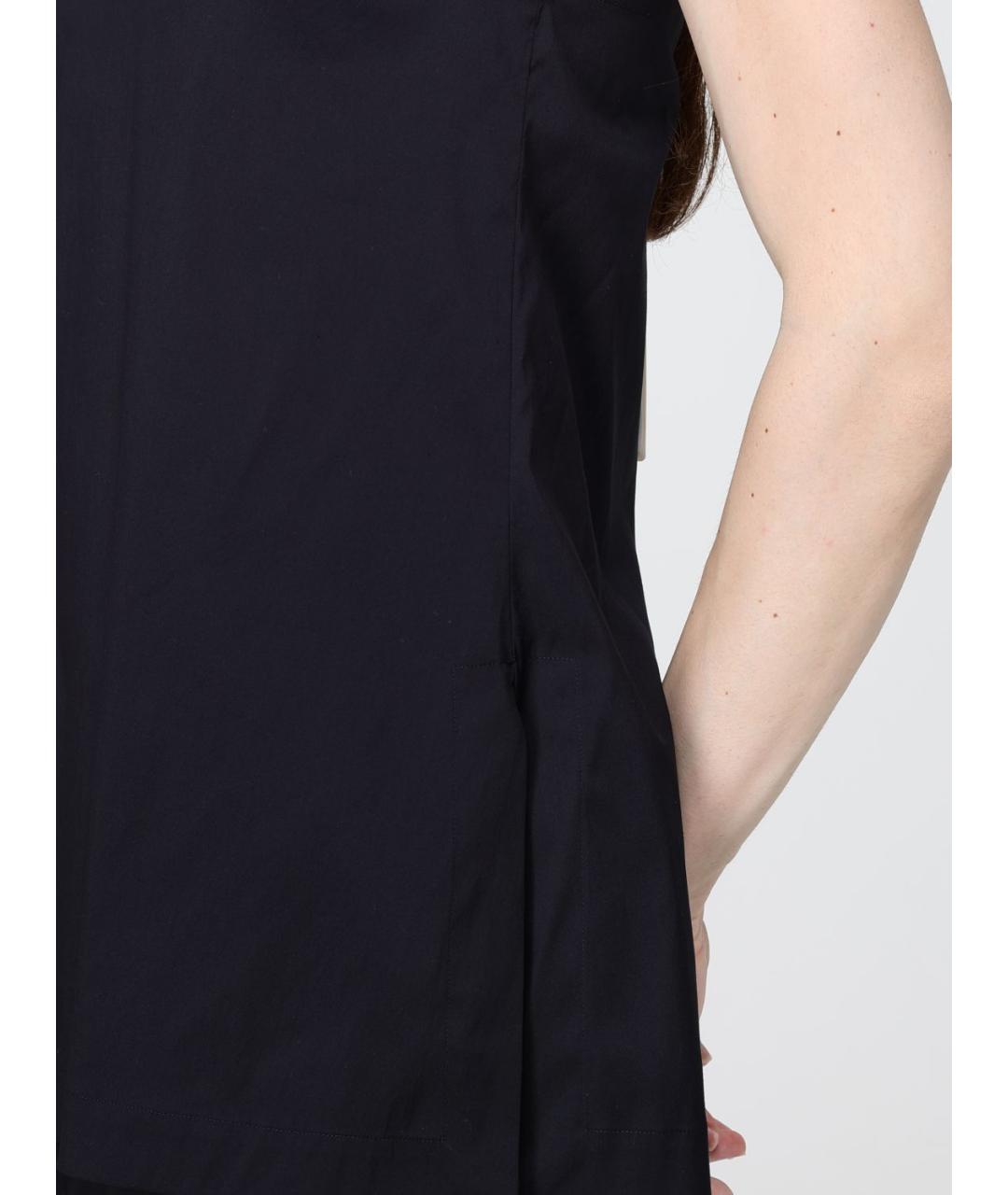 MAX MARA Черная майка, фото 4