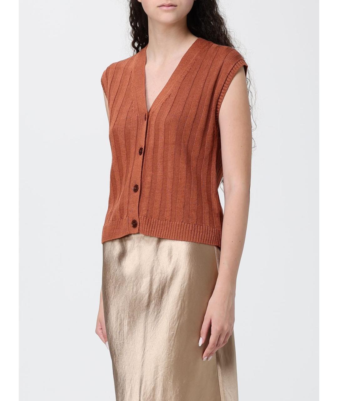 MAX MARA Оранжевая жилетка, фото 4