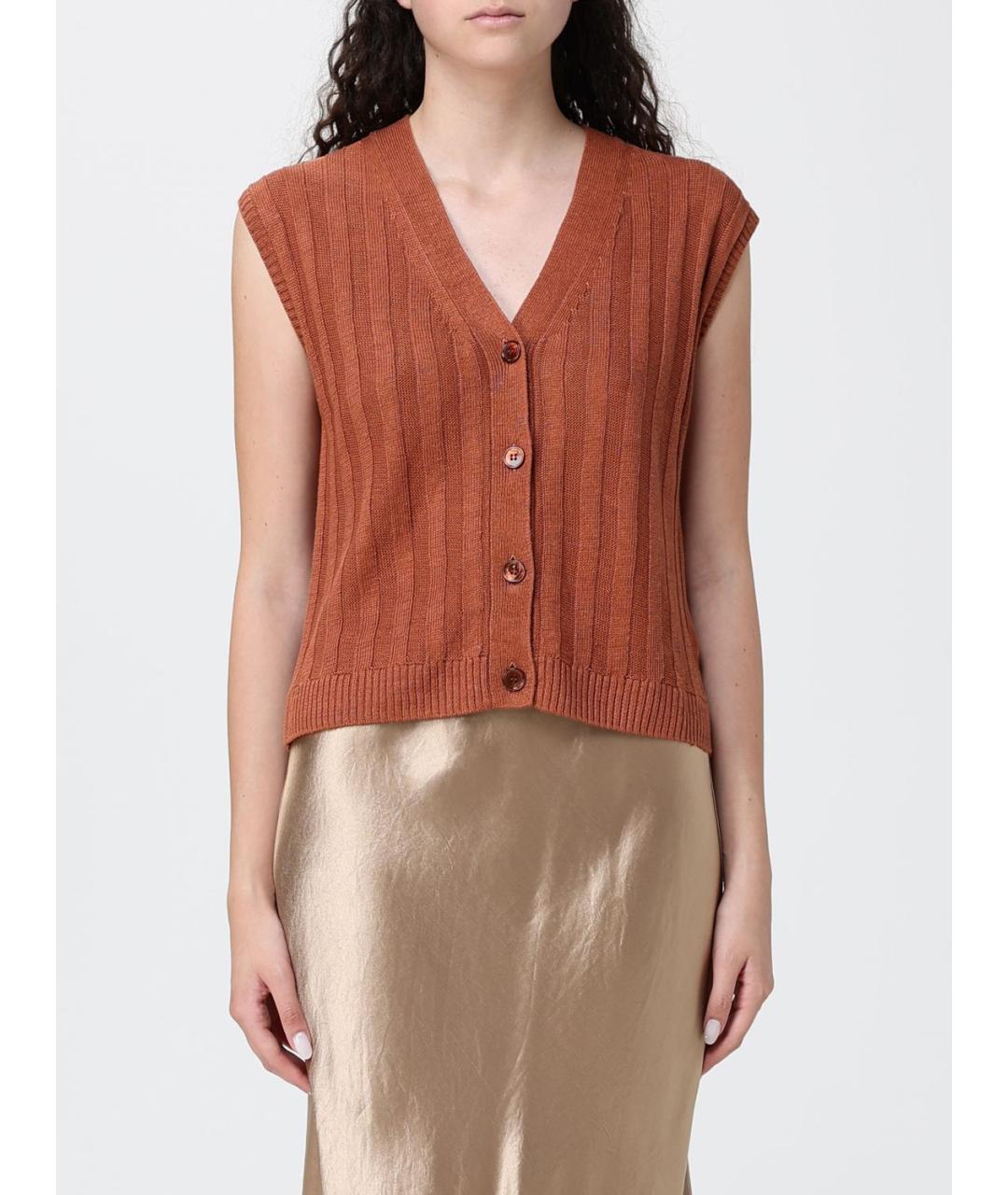 MAX MARA Оранжевая жилетка, фото 6