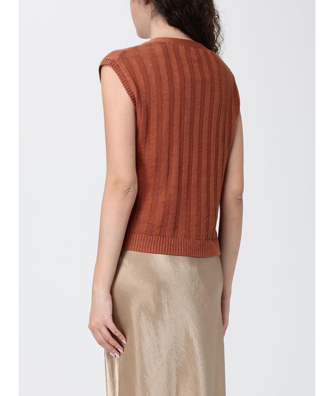 MAX MARA Оранжевая жилетка, фото 3