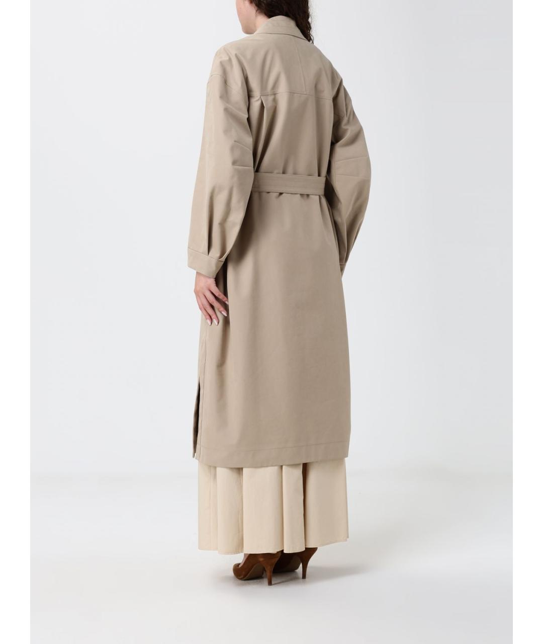 MAX MARA Бежевый тренч/плащ, фото 3