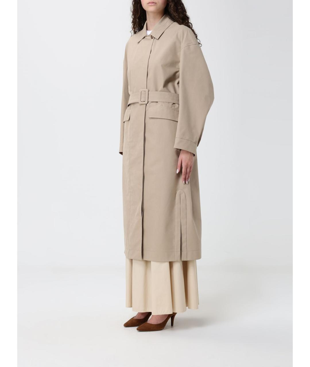 MAX MARA Бежевый тренч/плащ, фото 4