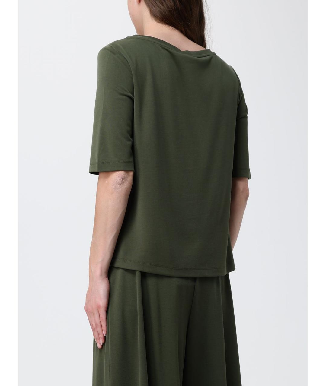 MAX MARA Зеленая футболка, фото 3