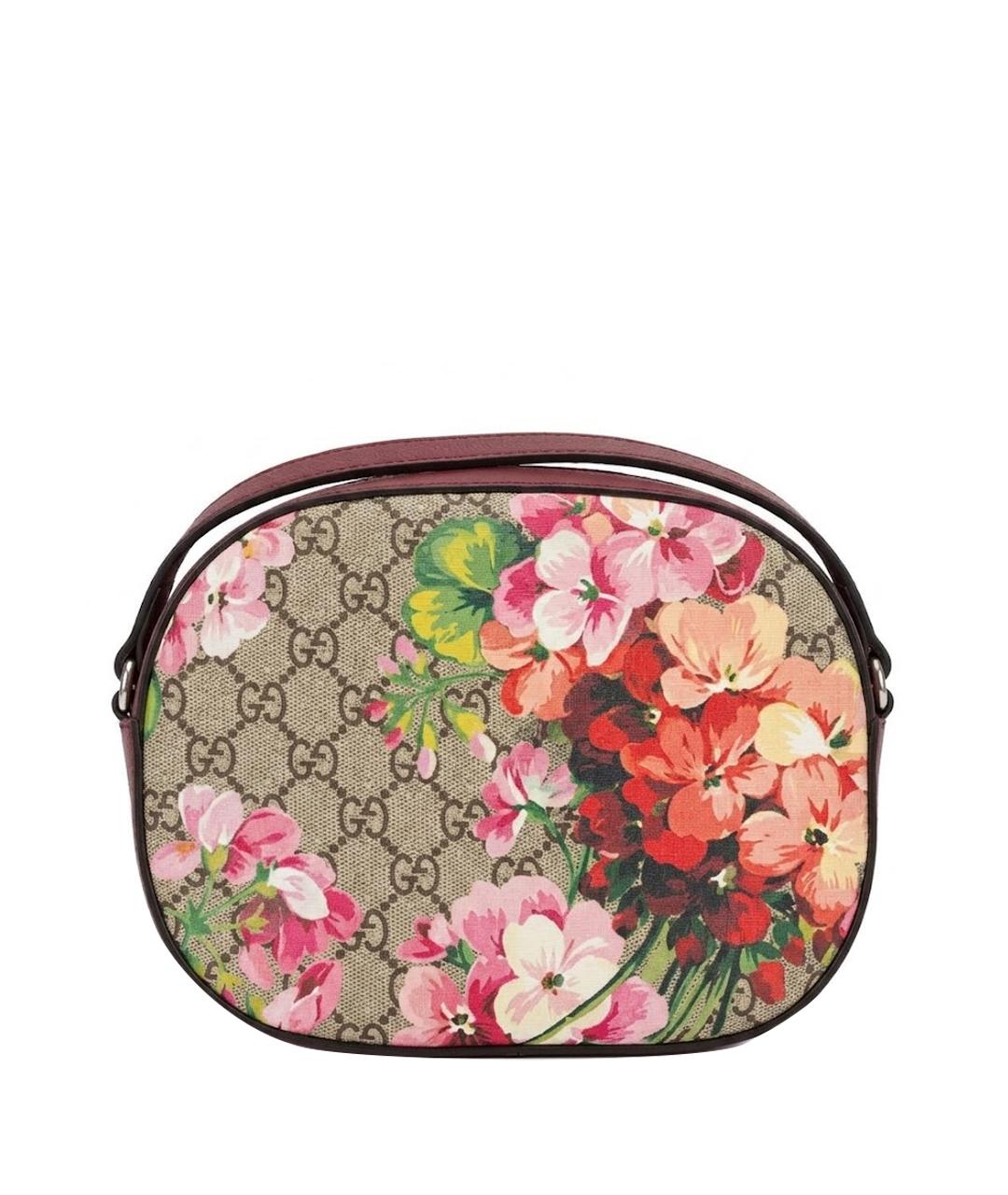GUCCI Розовая кожаная сумка через плечо, фото 1