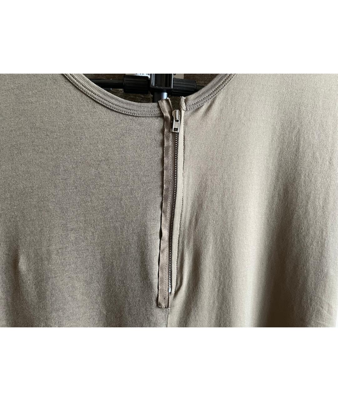 MAISON MARGIELA Зеленая хлопковая футболка, фото 5