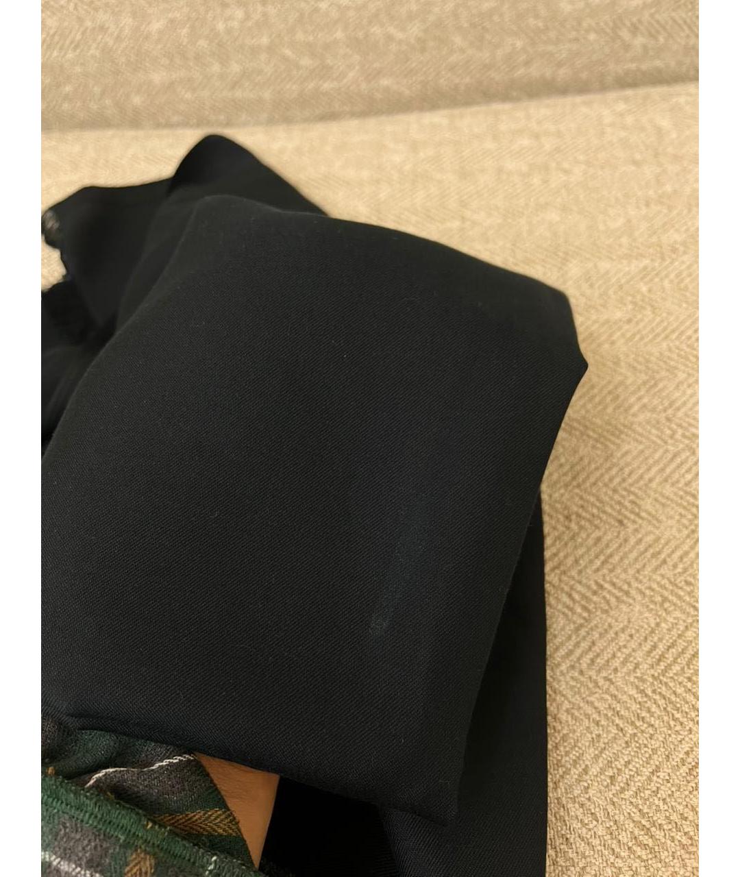 BOTTEGA VENETA Черный шарф, фото 6