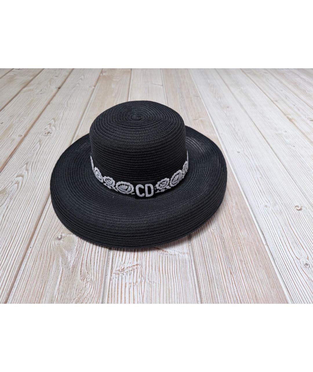CHRISTIAN DIOR Черная шляпа, фото 5