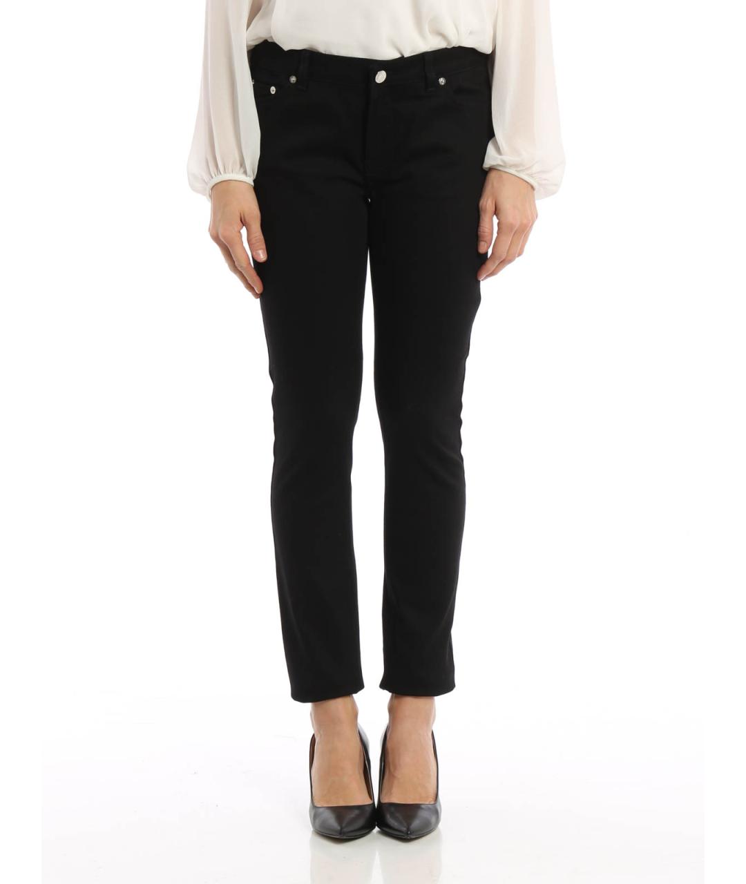 GIVENCHY Черные хлопковые брюки узкие, фото 2