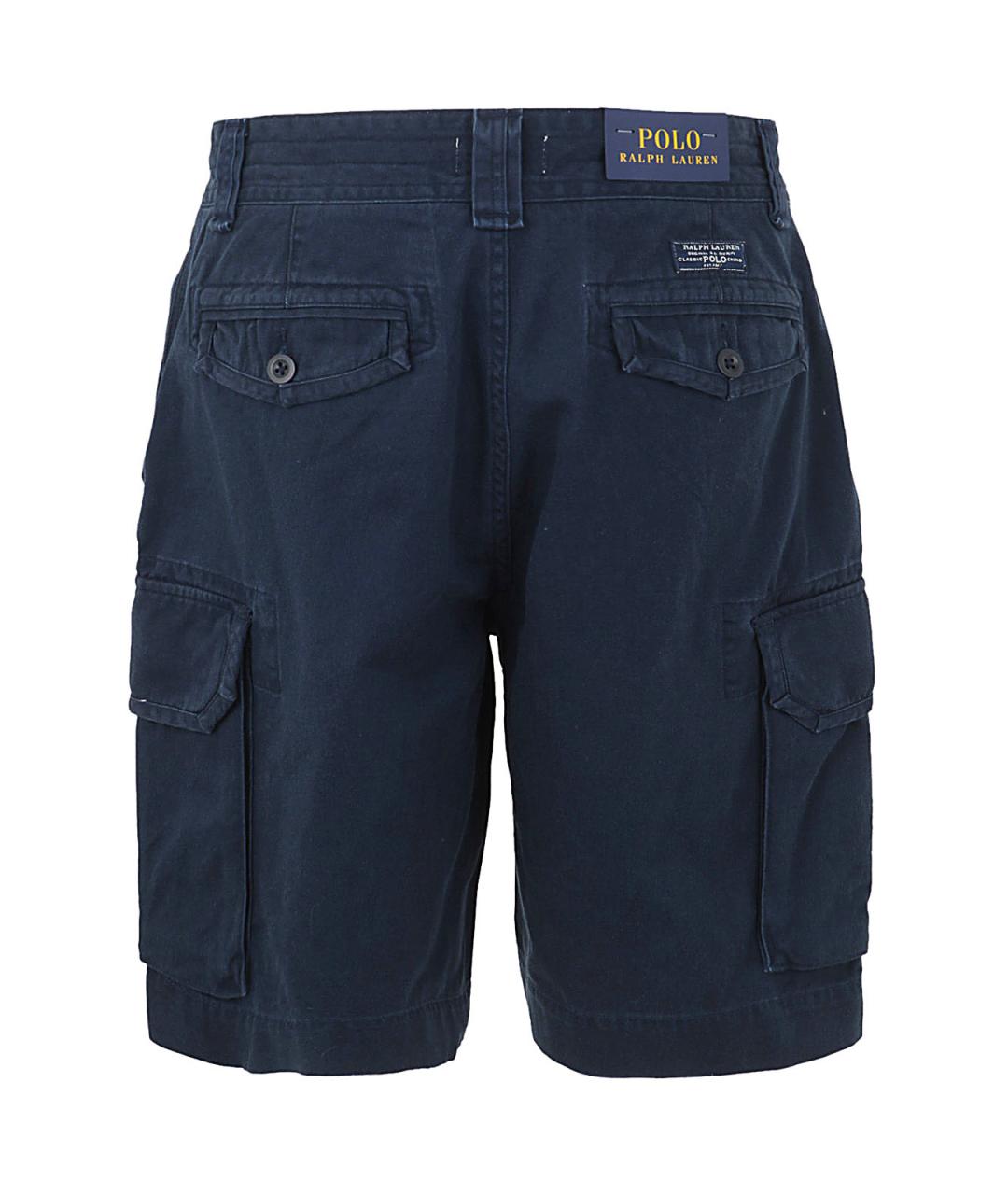 POLO RALPH LAUREN Синие хлопковые шорты, фото 2