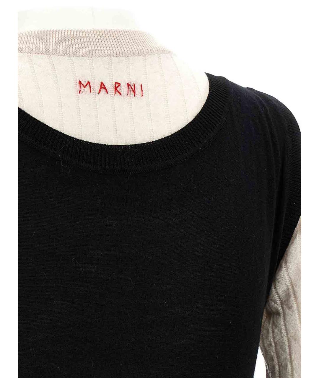 MARNI Белое шерстяное платье, фото 4