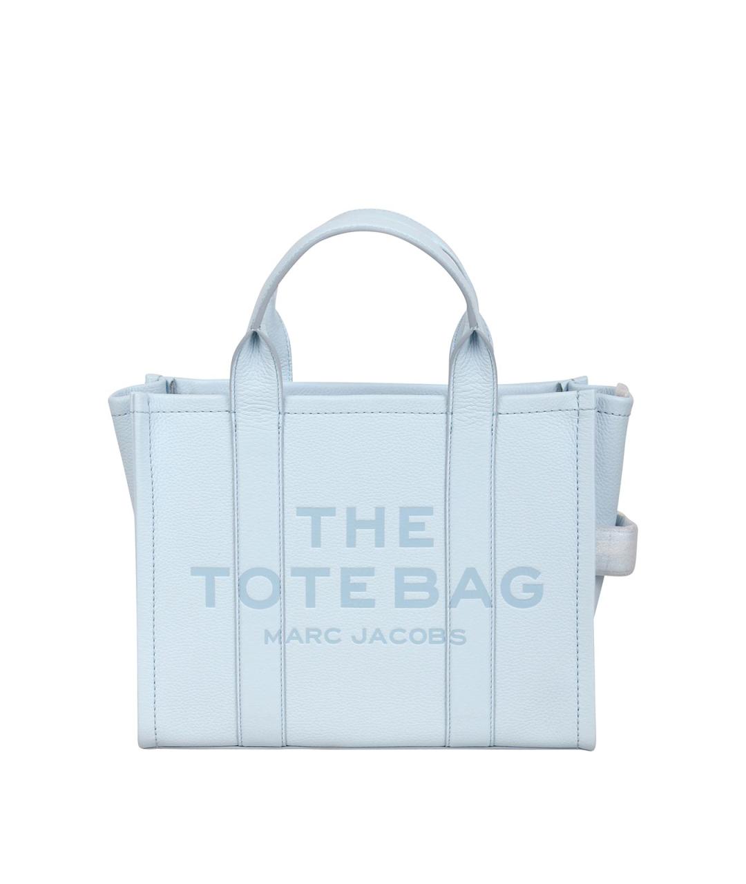 MARC JACOBS Голубая кожаная сумка тоут, фото 1