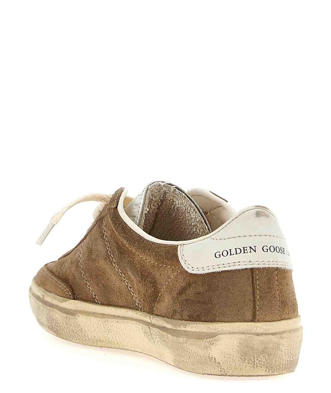 GOLDEN GOOSE DELUXE BRAND Коричневые замшевые кеды, фото 3