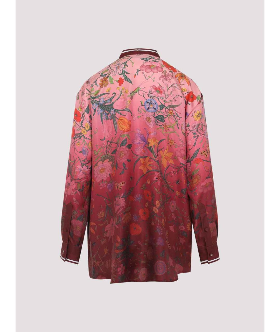 GUCCI Мульти шелковая блузы, фото 2