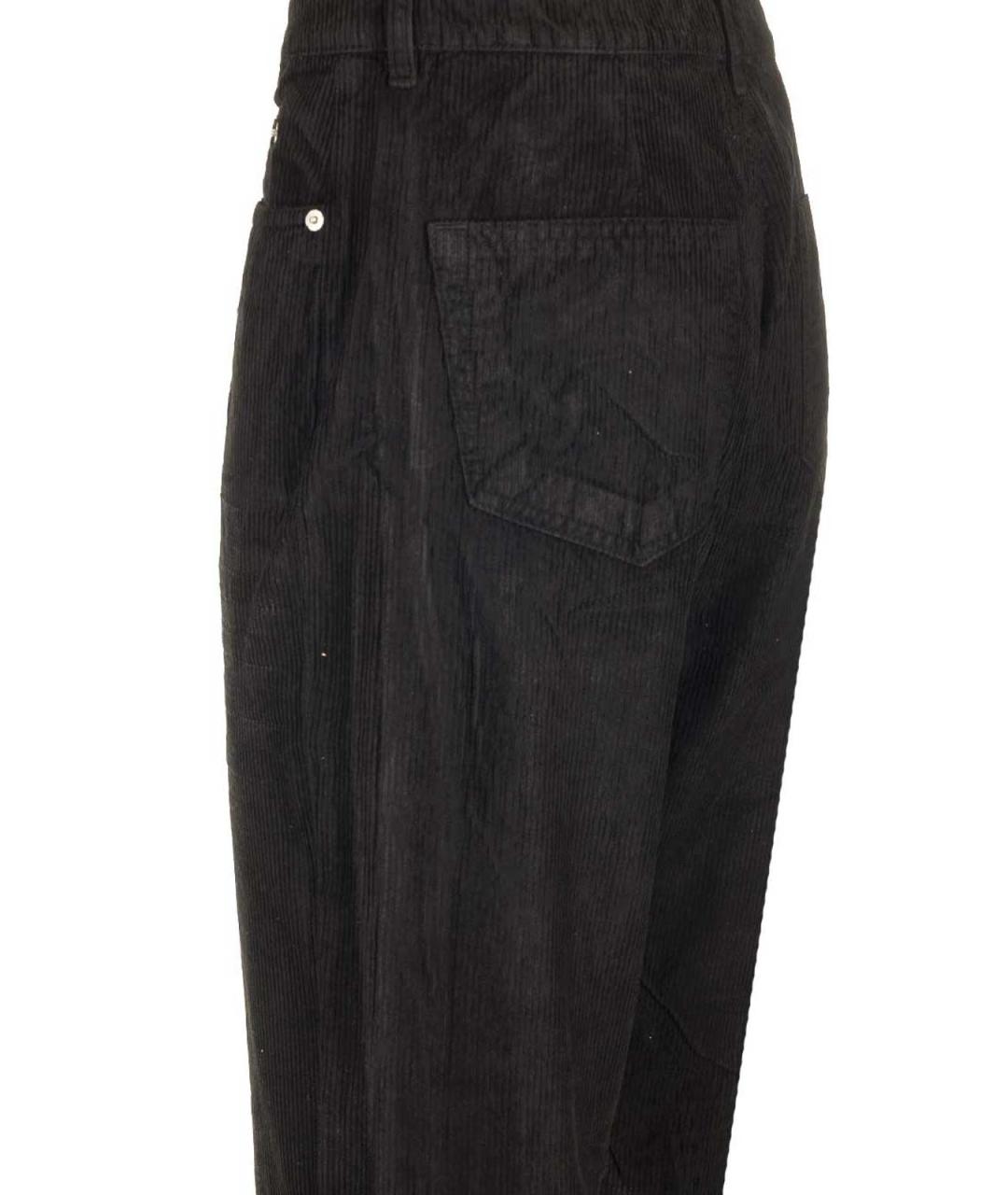 RICK OWENS DRKSHDW Черные хлопковые джинсы, фото 3