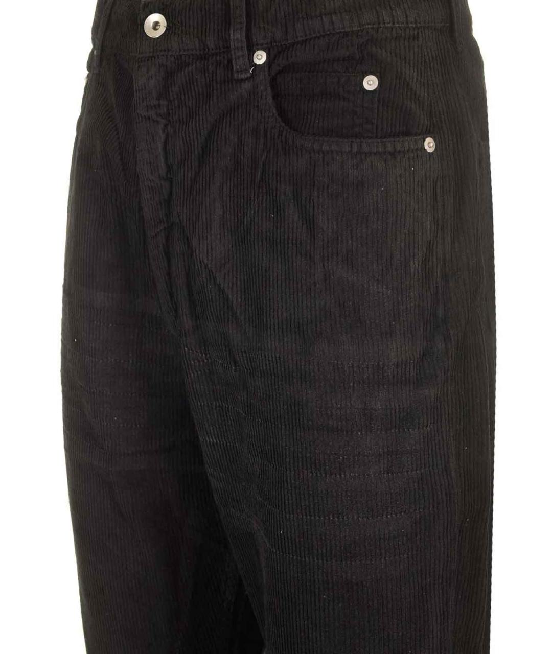 RICK OWENS DRKSHDW Черные хлопковые джинсы, фото 4