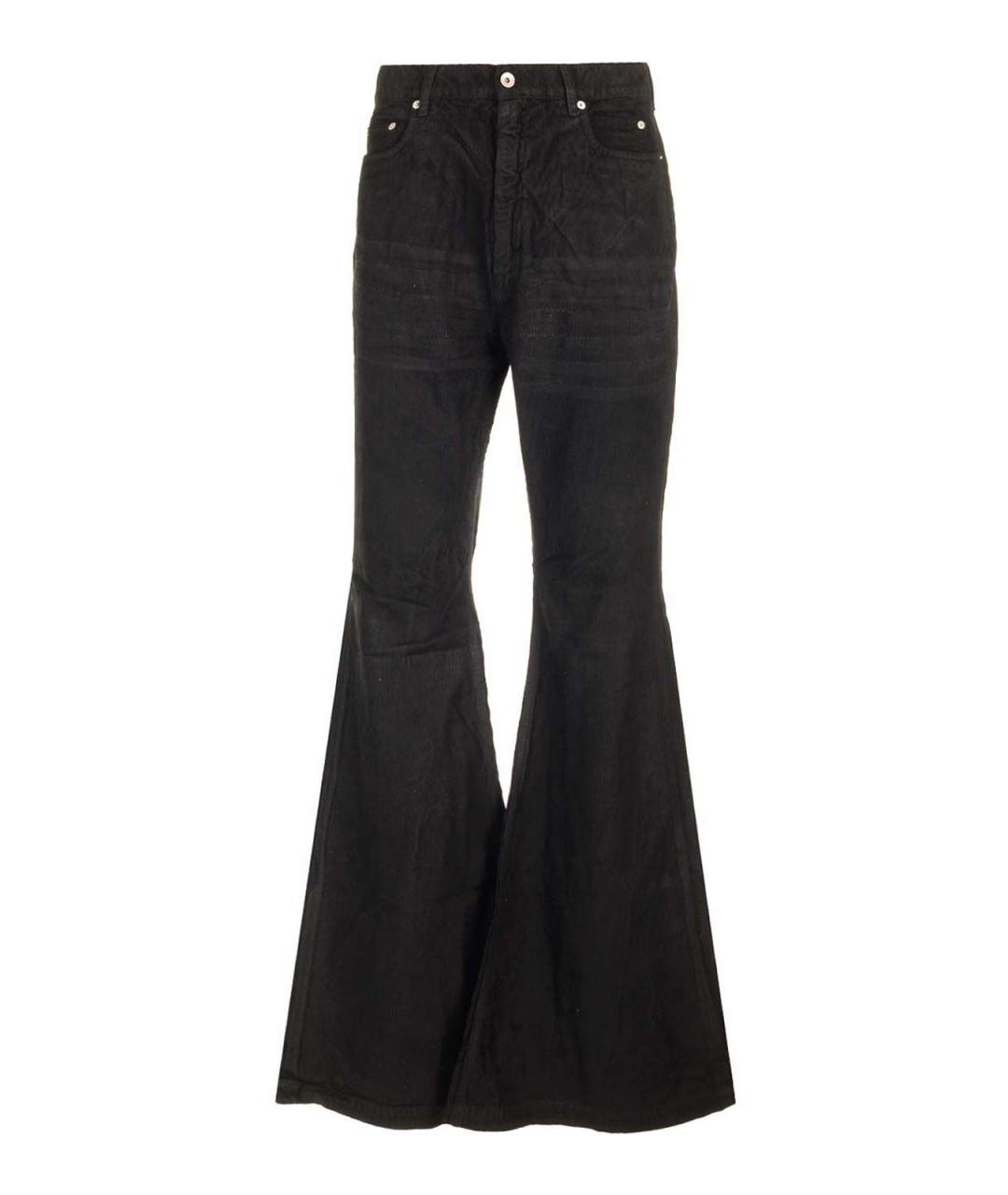 RICK OWENS DRKSHDW Черные хлопковые джинсы, фото 1