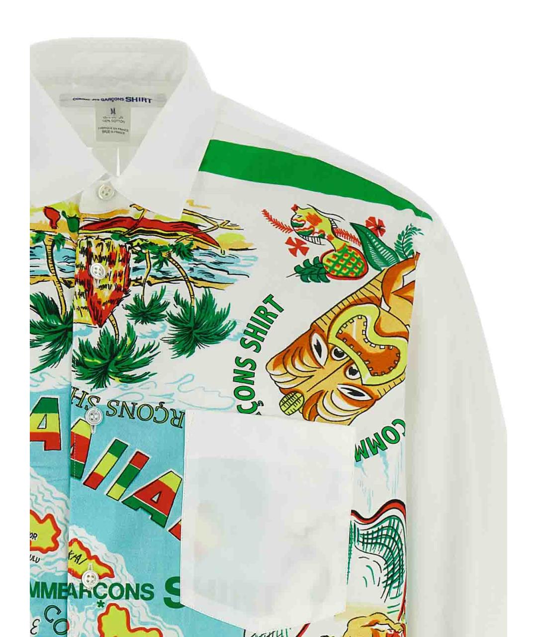 COMME DES GARÇONS Мульти хлопковая кэжуал рубашка, фото 3