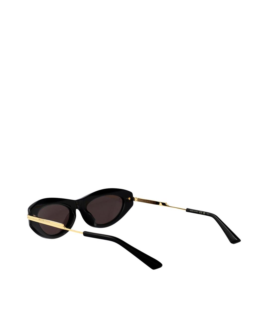 BOTTEGA VENETA Черные пластиковые солнцезащитные очки, фото 4