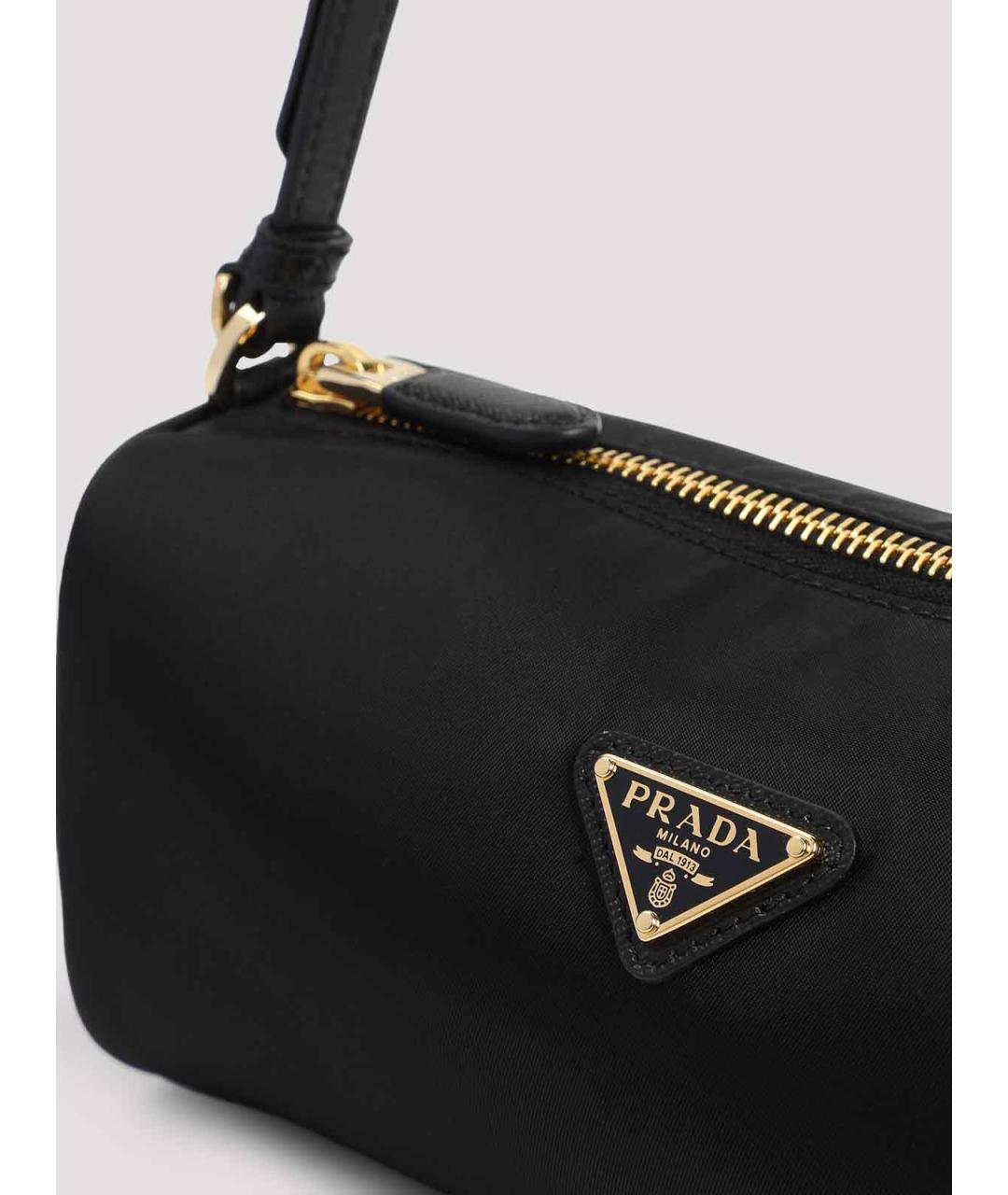 PRADA Черная тканевая сумка через плечо, фото 3