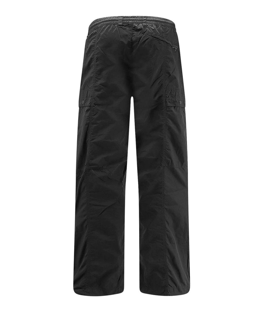 CP COMPANY Черные полиамидовые повседневные брюки, фото 2