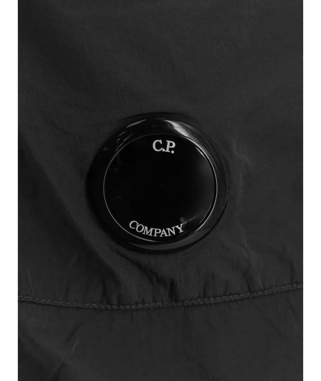 CP COMPANY Черные полиамидовые повседневные брюки, фото 3