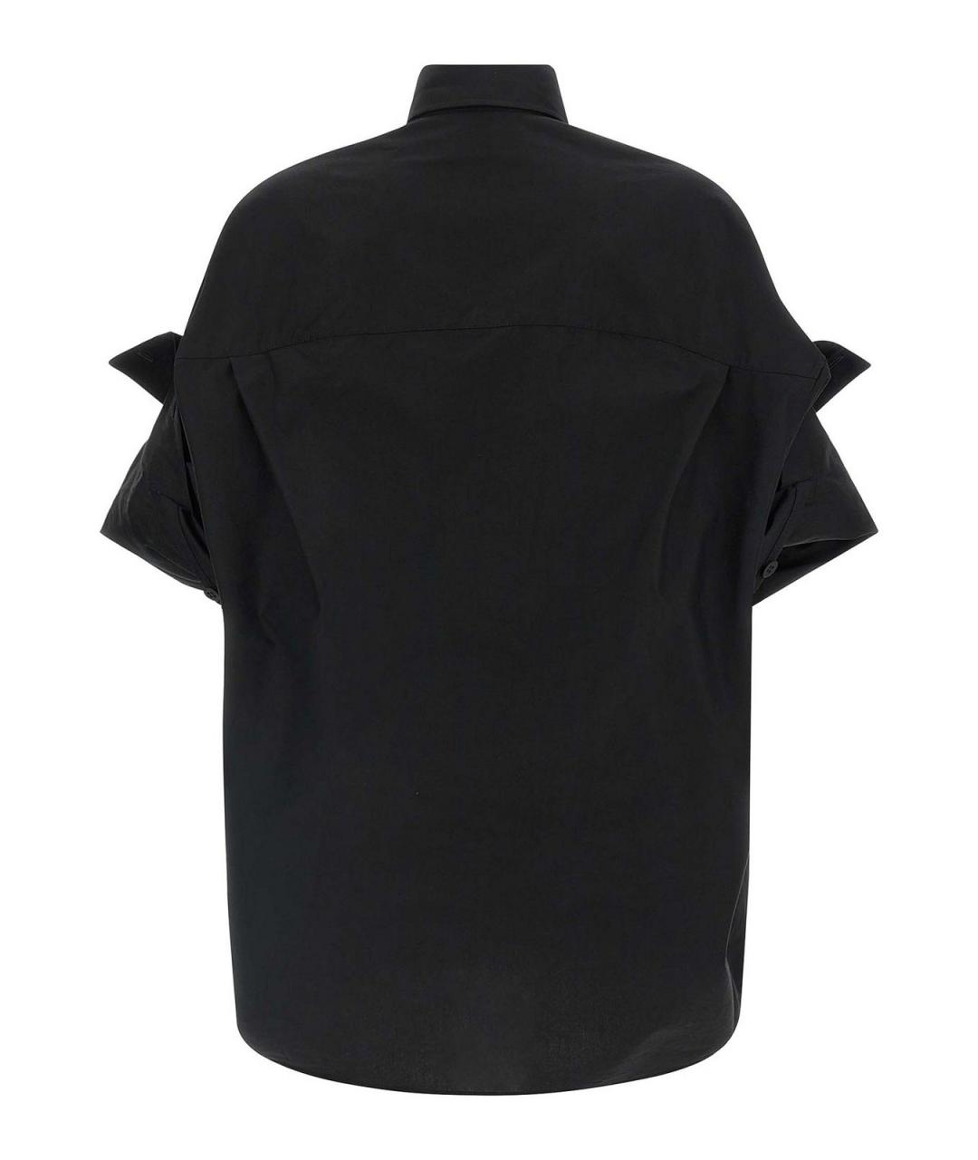BALENCIAGA Черная хлопковая рубашка, фото 2