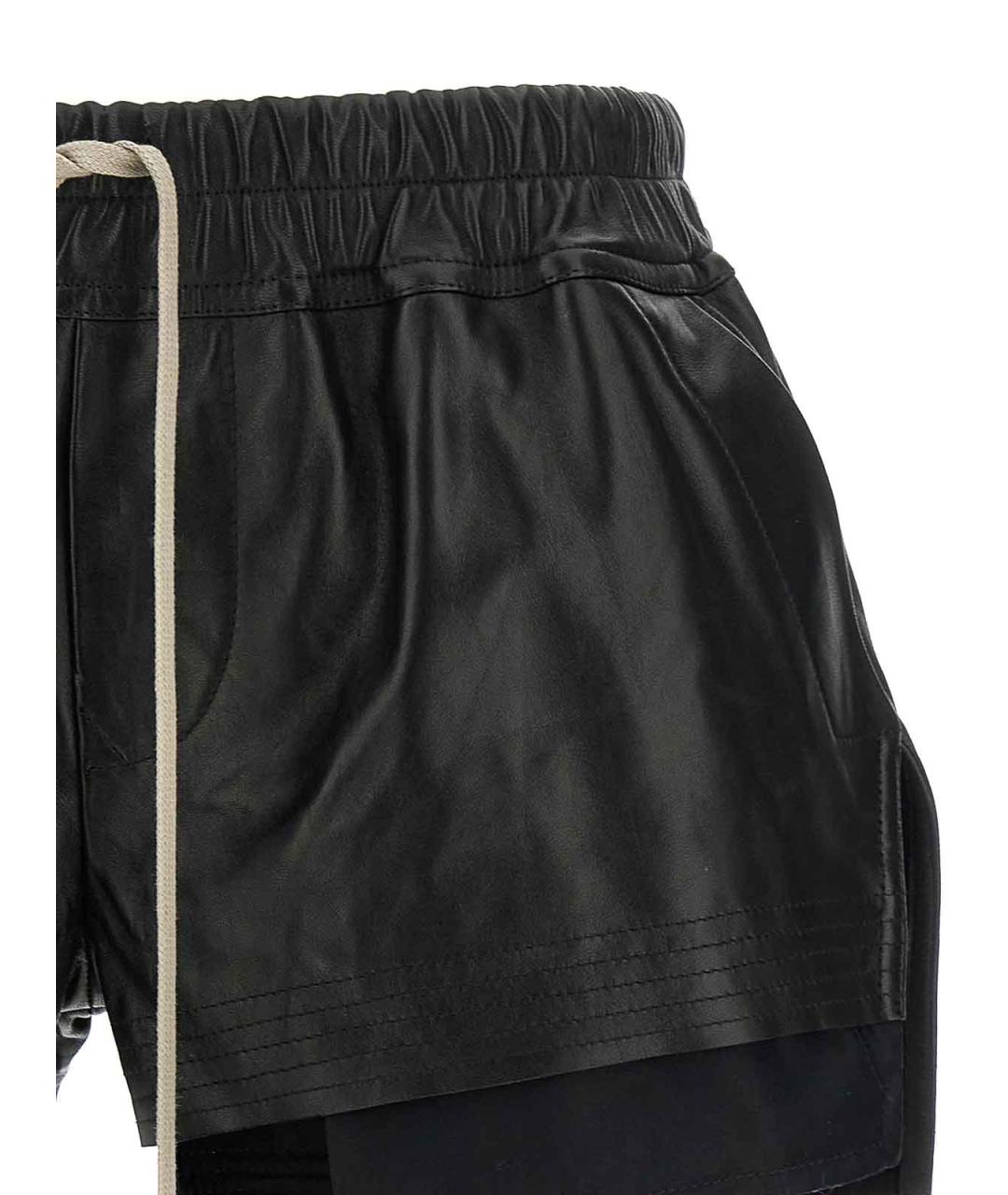 RICK OWENS Черные шорты, фото 3