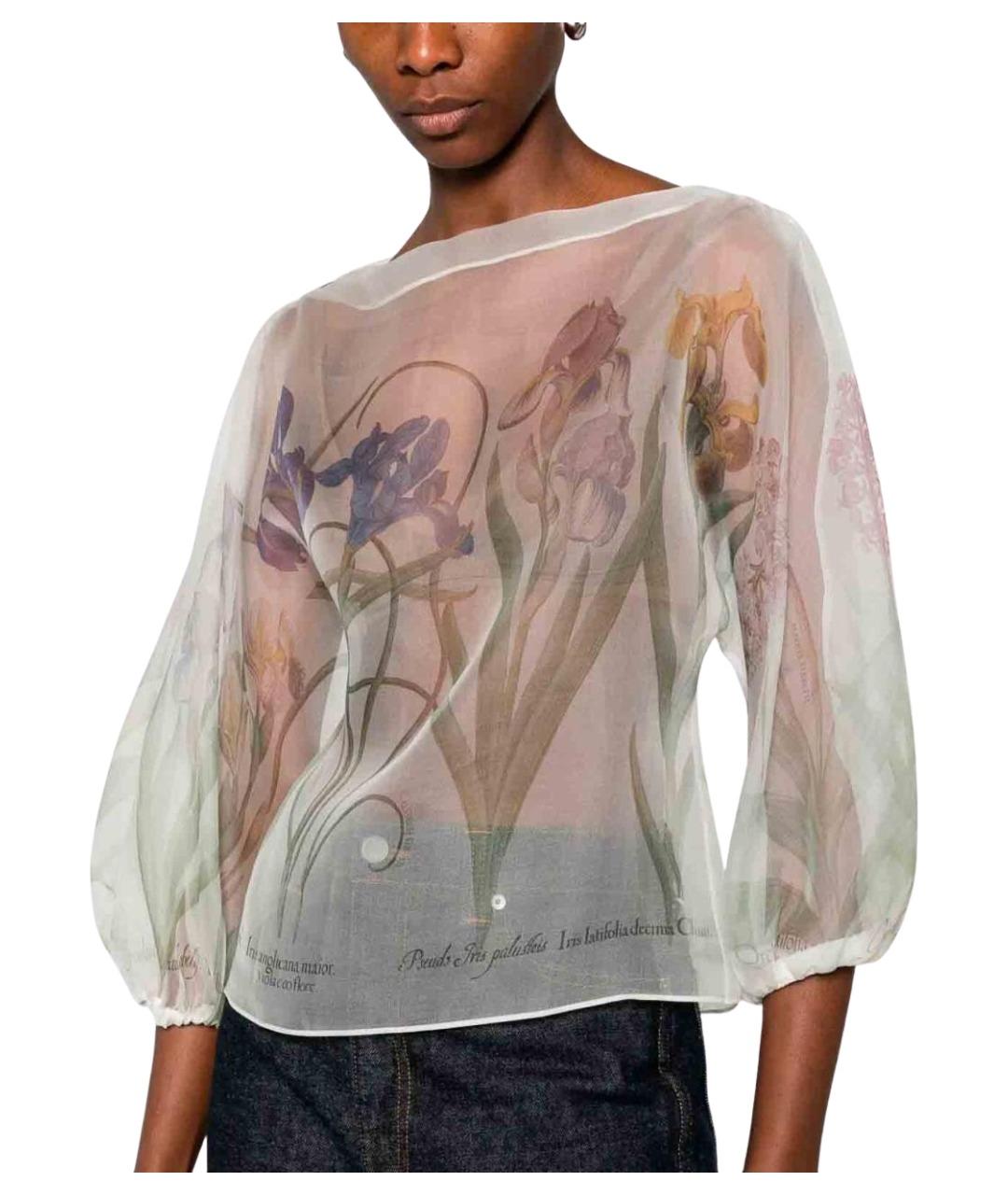ALBERTA FERRETTI Мульти шелковая рубашка, фото 3