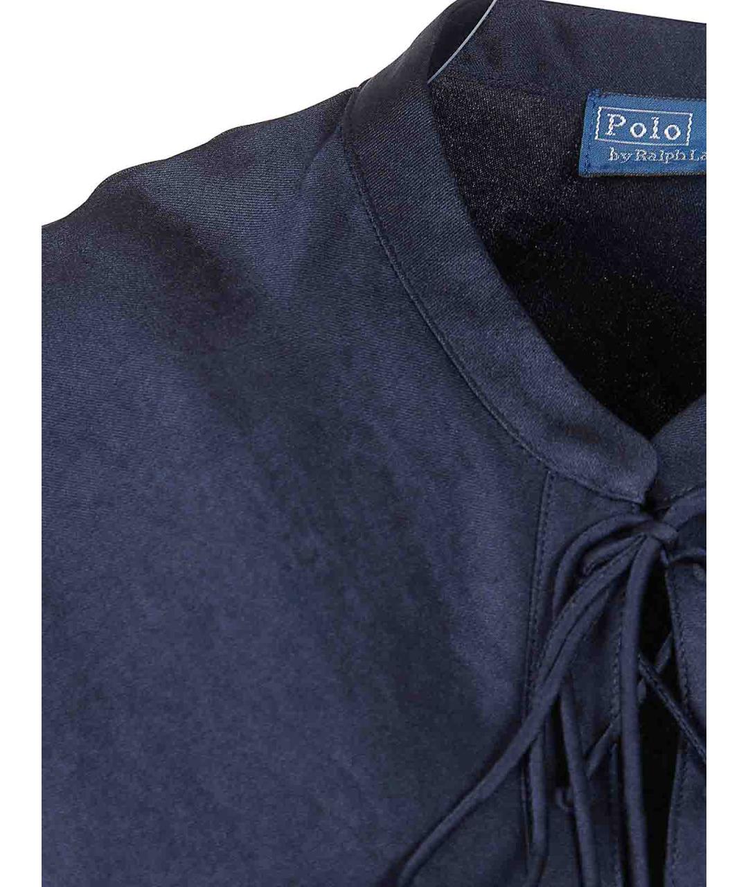 POLO RALPH LAUREN Синее полиэстеровое платье, фото 3