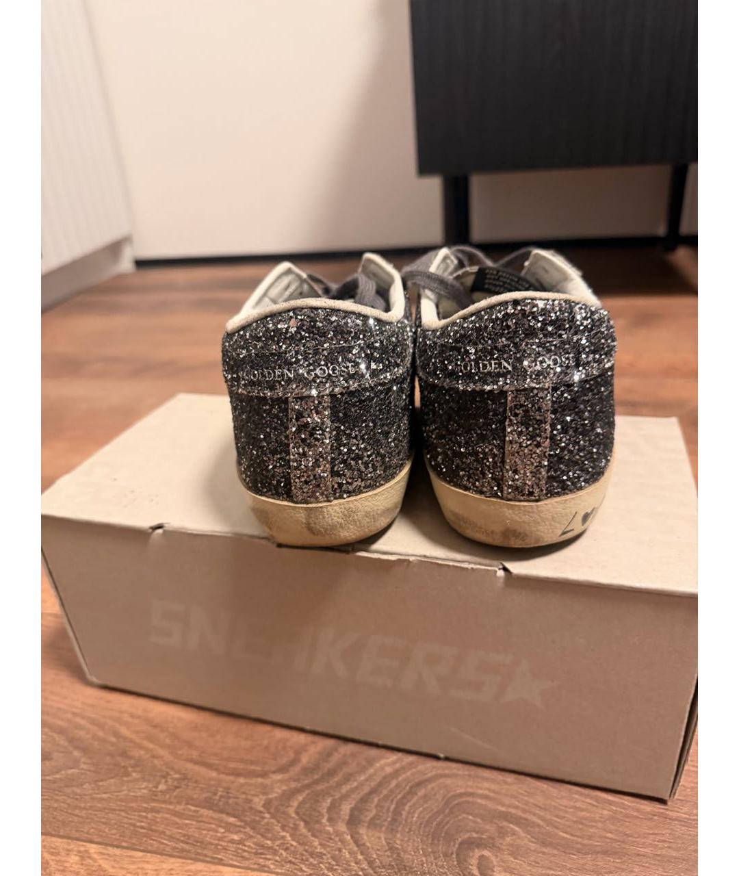 GOLDEN GOOSE DELUXE BRAND Серебряные кеды, фото 4