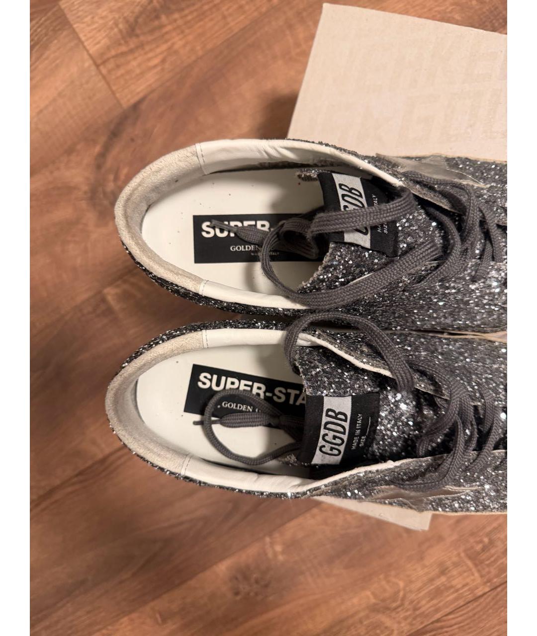 GOLDEN GOOSE DELUXE BRAND Серебряные кеды, фото 7