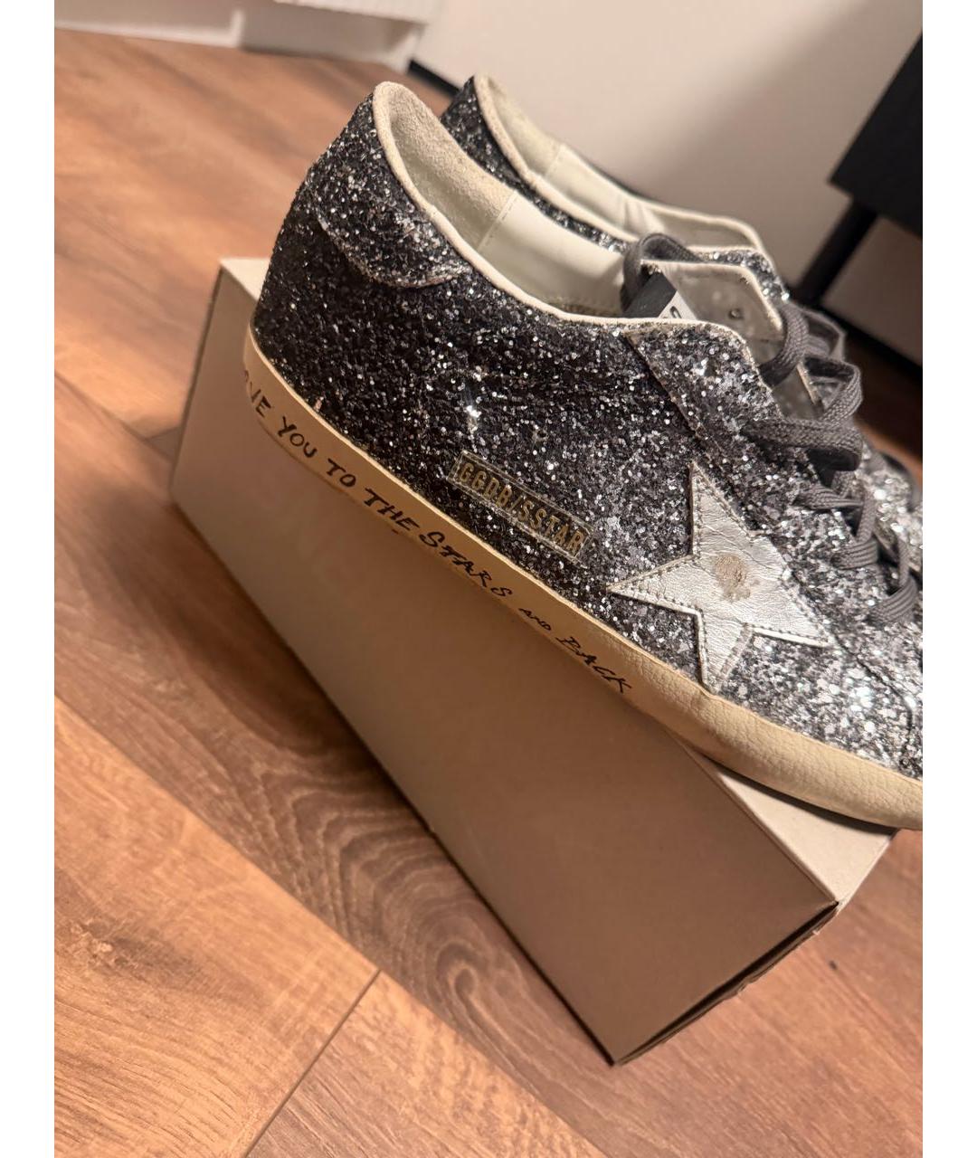 GOLDEN GOOSE DELUXE BRAND Серебряные кеды, фото 6