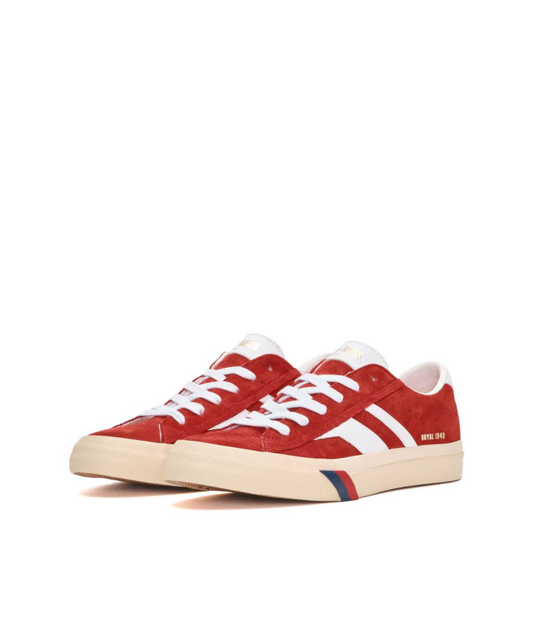 PRO-KEDS Красные замшевые низкие кроссовки / кеды, фото 2