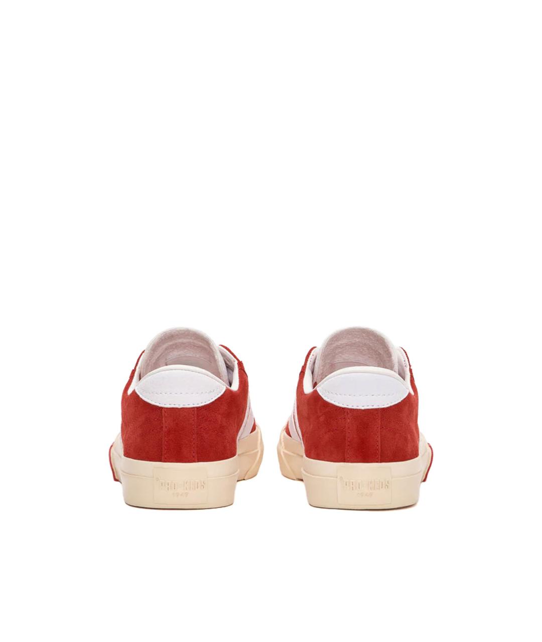 PRO-KEDS Красные замшевые низкие кроссовки / кеды, фото 3