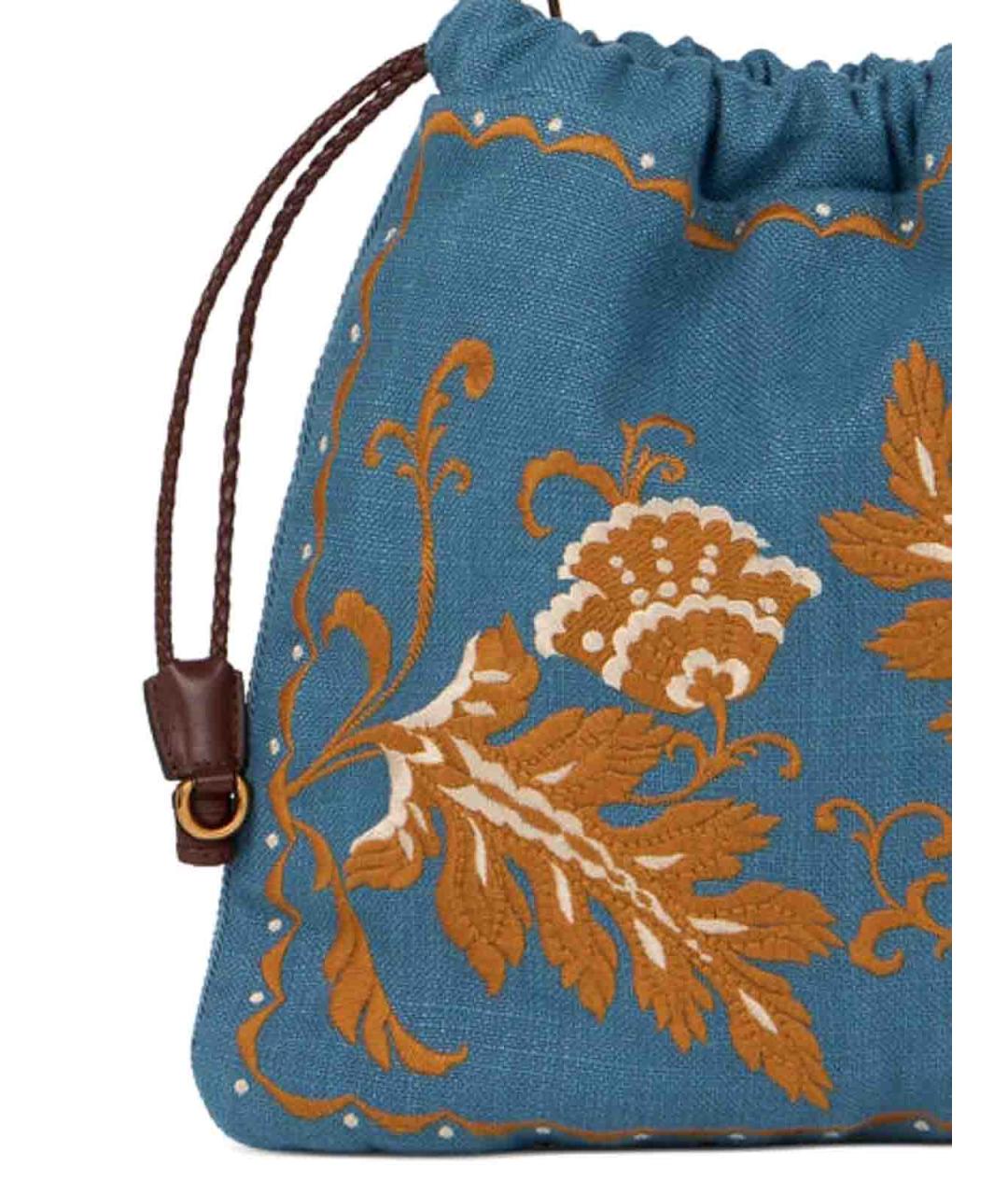 ETRO Мульти льняная сумка через плечо, фото 4