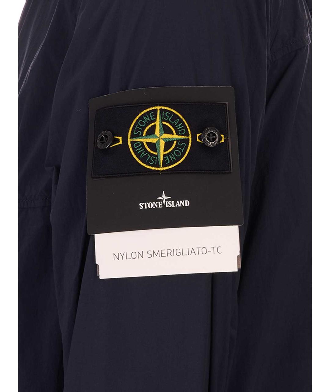 STONE ISLAND Синяя полиамидовая парка, фото 3