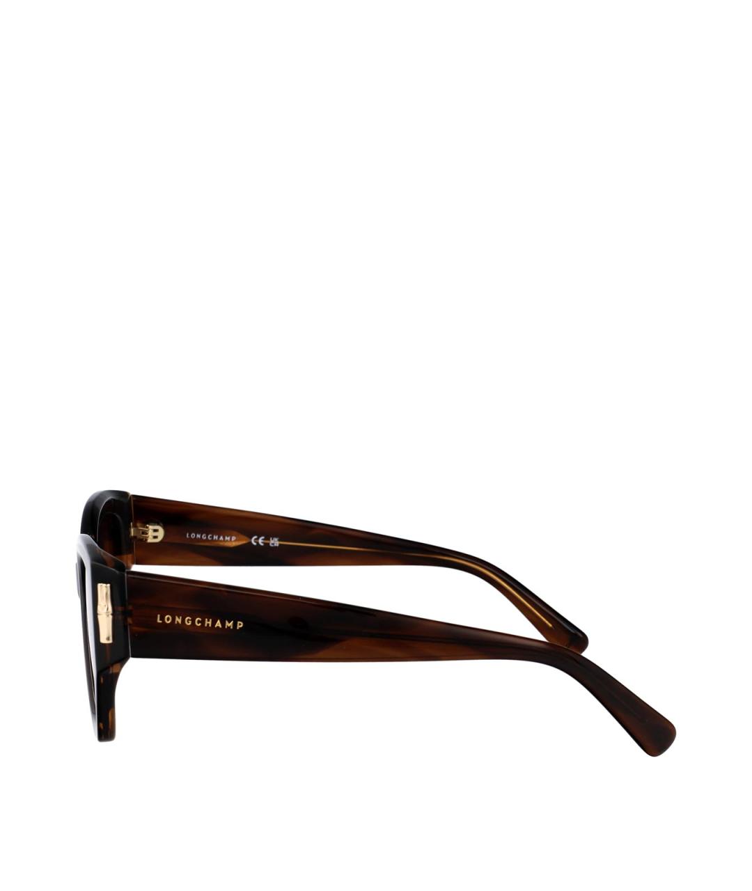 LONGCHAMP Коричневые солнцезащитные очки, фото 3