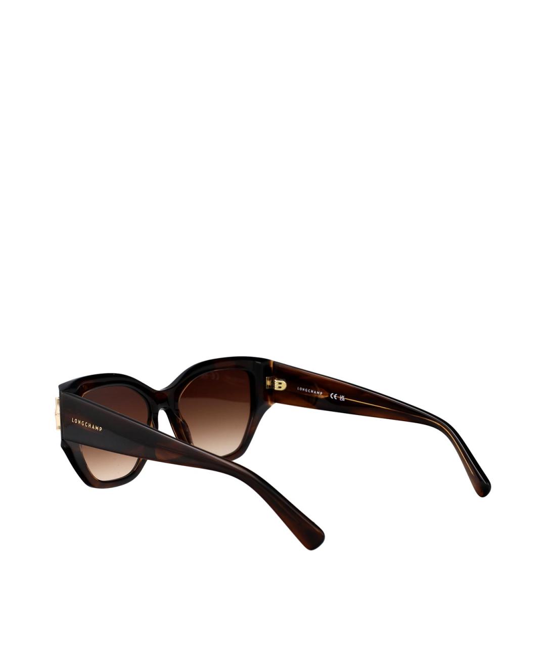 LONGCHAMP Коричневые солнцезащитные очки, фото 4