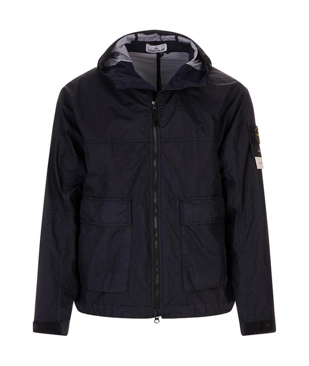 STONE ISLAND Синяя полиэстеровая куртка, фото 1