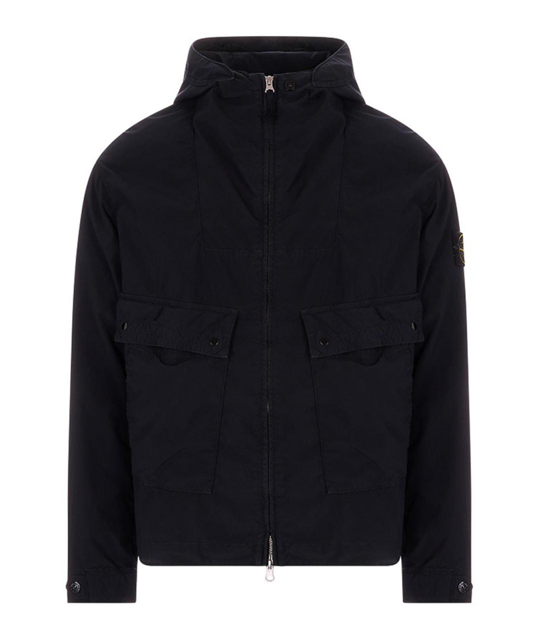 STONE ISLAND Синяя полиэстеровая куртка, фото 1