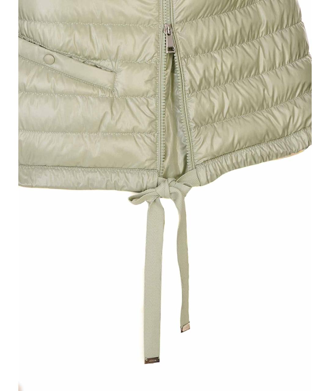 MONCLER Зеленый пуховик, фото 3