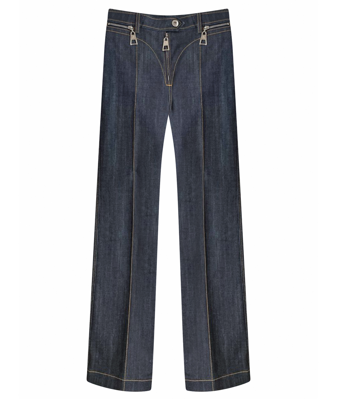 LOUIS VUITTON PRE-OWNED Синие прямые джинсы, фото 1