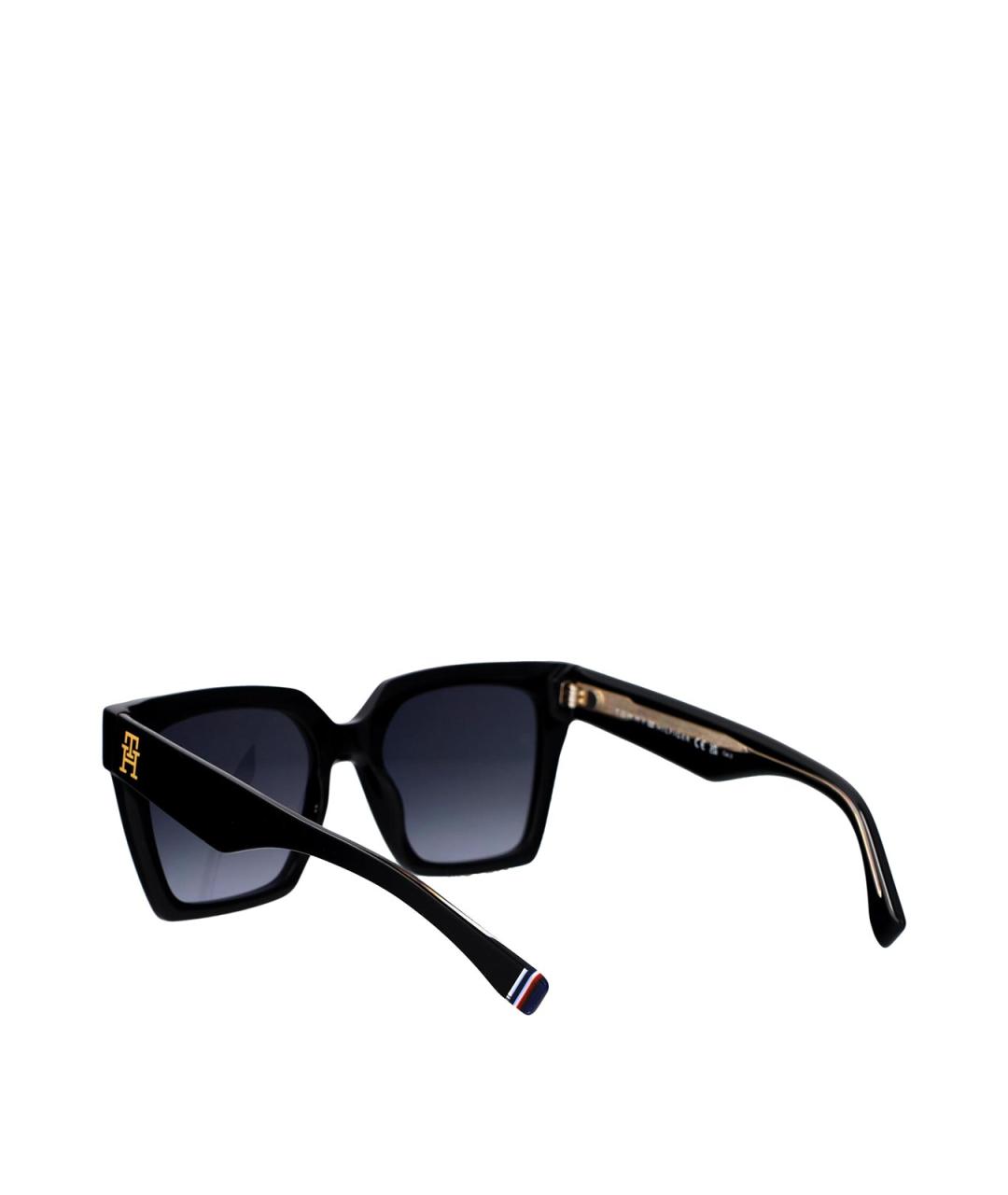 TOMMY HILFIGER Черные солнцезащитные очки, фото 4