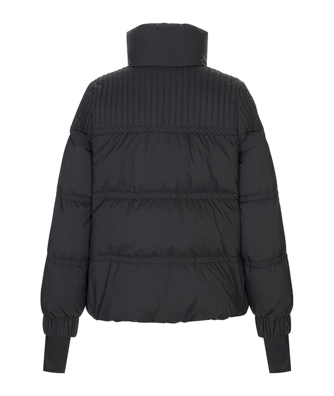 MONCLER Черный пуховик, фото 2
