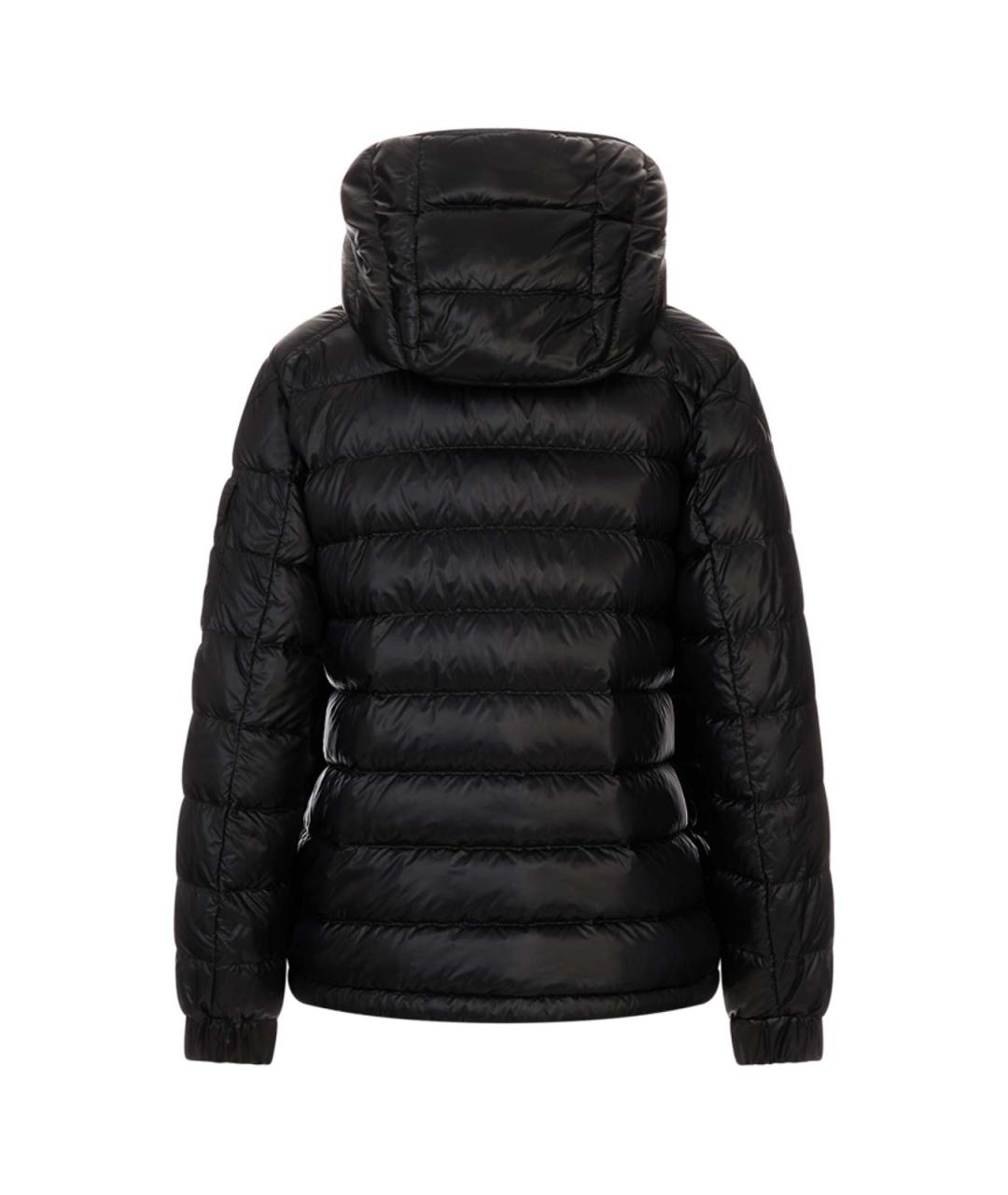 MONCLER Черный полиамидовый пуховик, фото 2