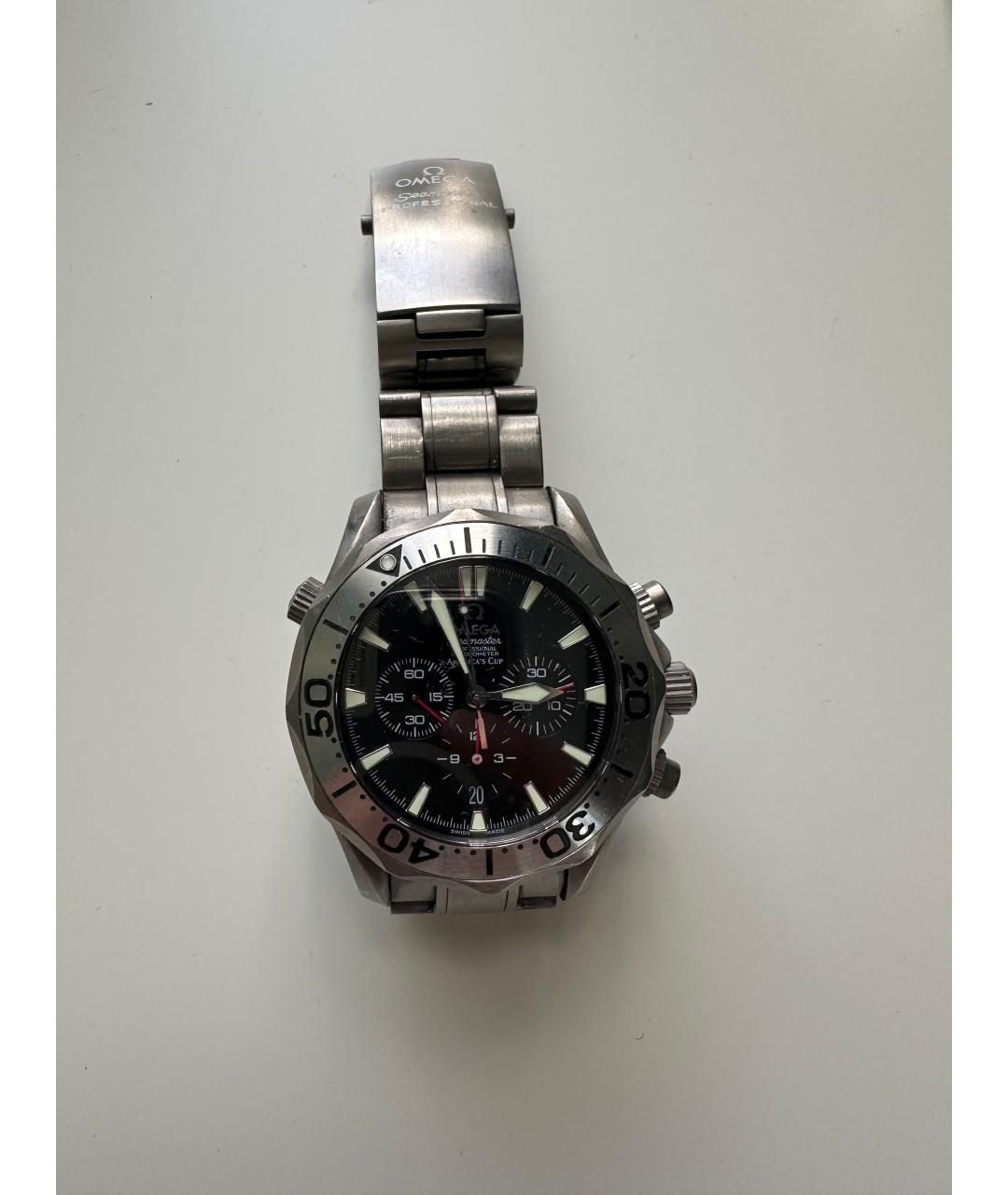 OMEGA Серые часы, фото 5