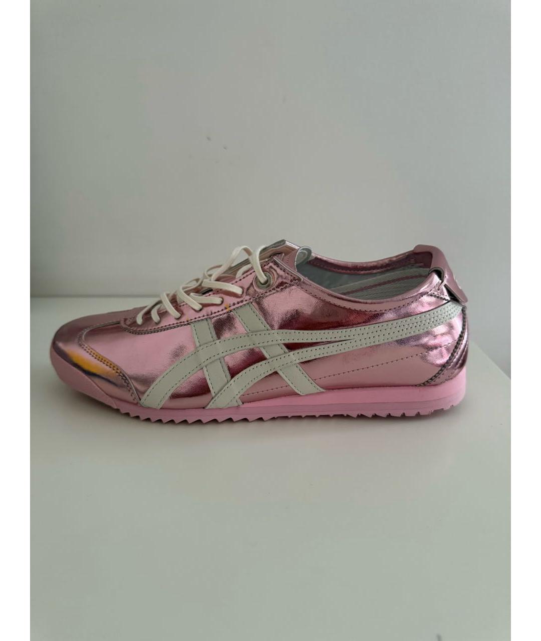 ONITSUKA TIGER Розовые кожаные кроссовки, фото 7